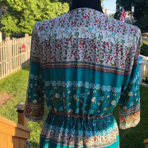 Summer Dress 100% Cotton size small - Picture 6 of 11